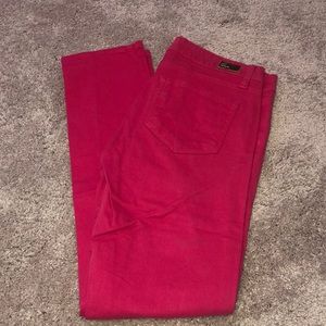 Paige skinny Jeans. Pink. Size 27